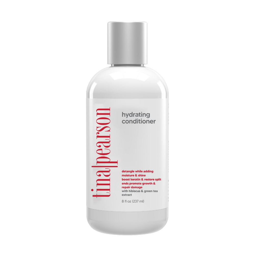hydrating conditioner with hibiscus + green tea — detangle + repair damage