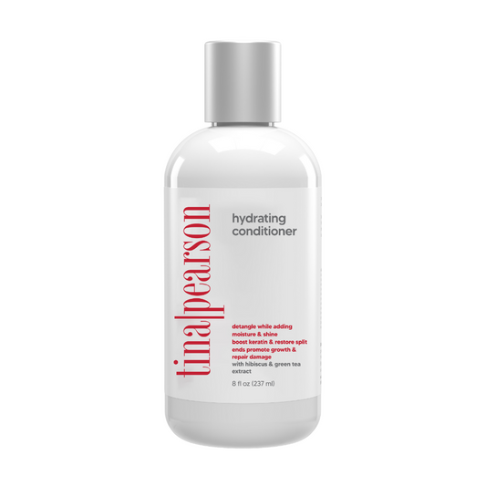 hydrating conditioner with hibiscus + green tea — detangle + repair damage